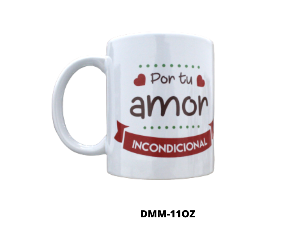 TAZA PORCELANA 11 ONZ MADRE