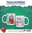 TAZA PORCELANA 11 ONZ NAVIDEÑA