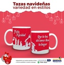 TAZA PORCELANA 11 ONZ NAVIDEÑA