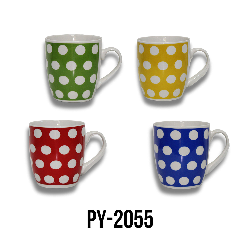 TAZA 10 ONZ COLORES CIRCULOS