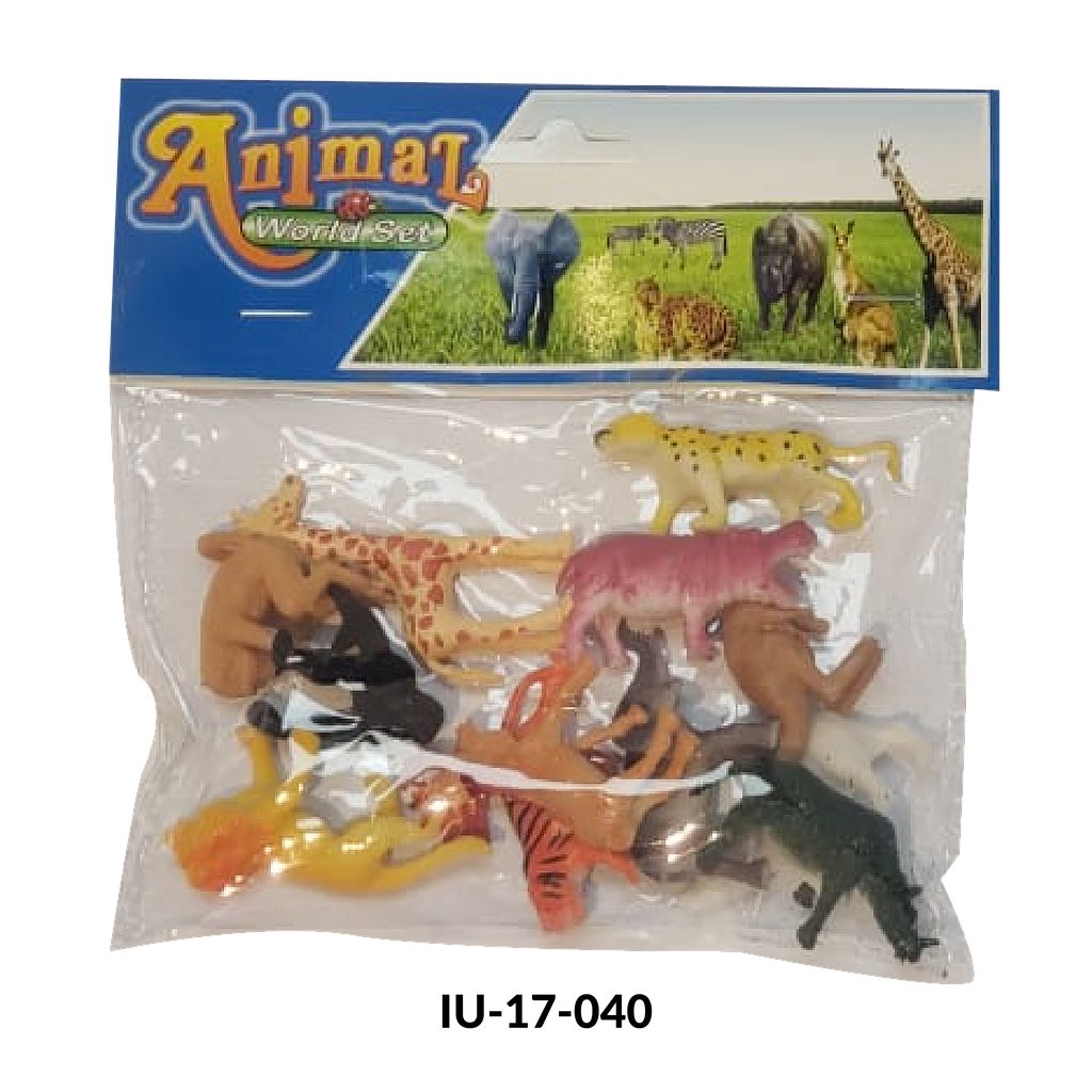 ANIMALES PLASTICOS SALVAJES 12PCS