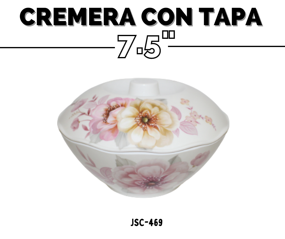 CREMERA C/TAPA 7.5"