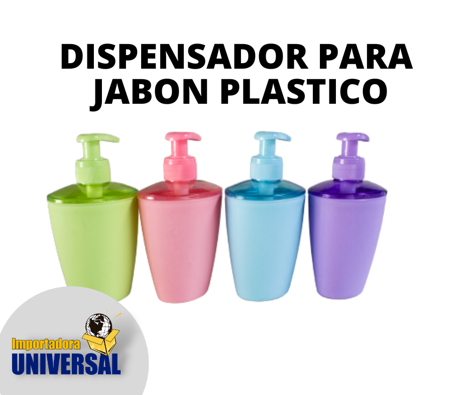 DISPENSADOR P/ JABON PLASTICO