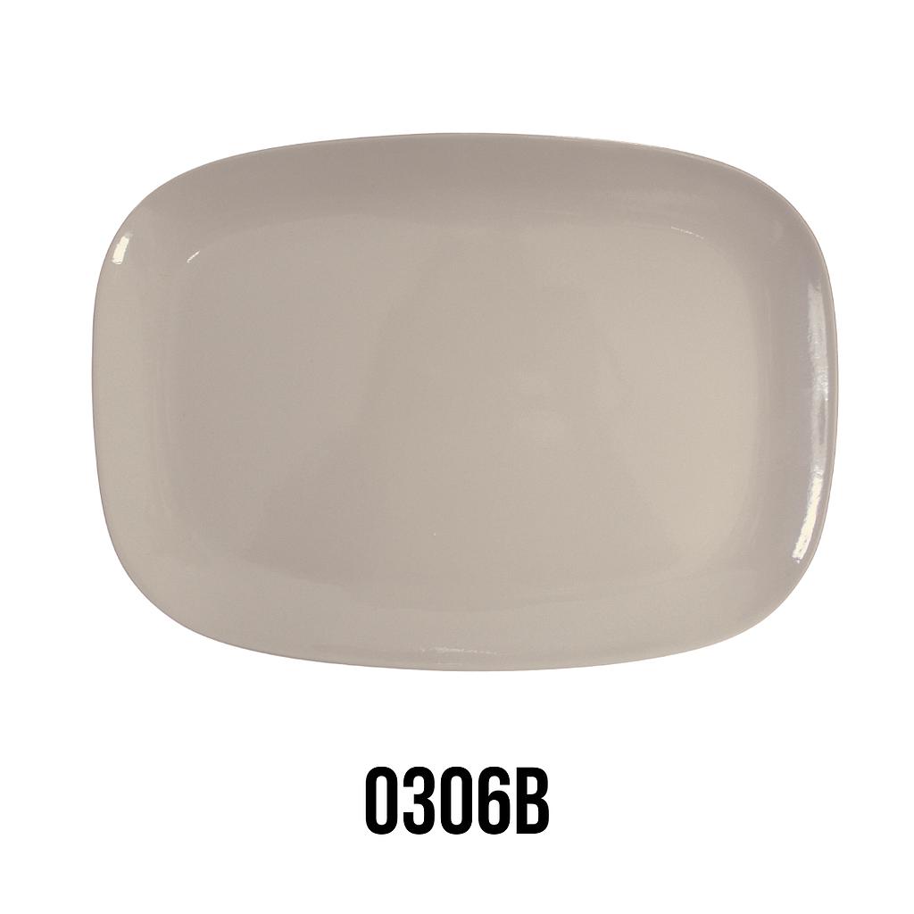 PLATO CUADRADO 12" BEIGE