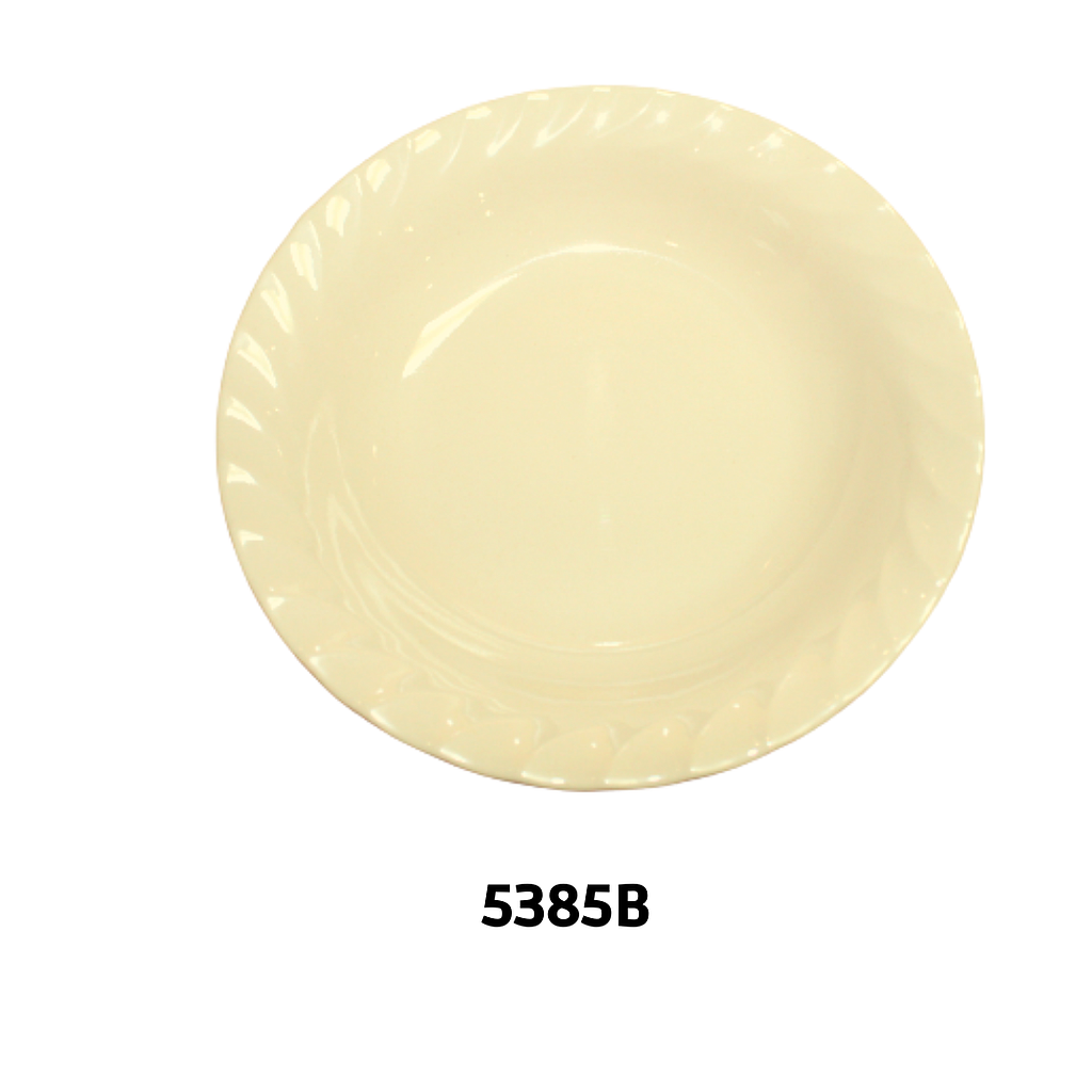 PLATO HONDO 8.5" BEIGE