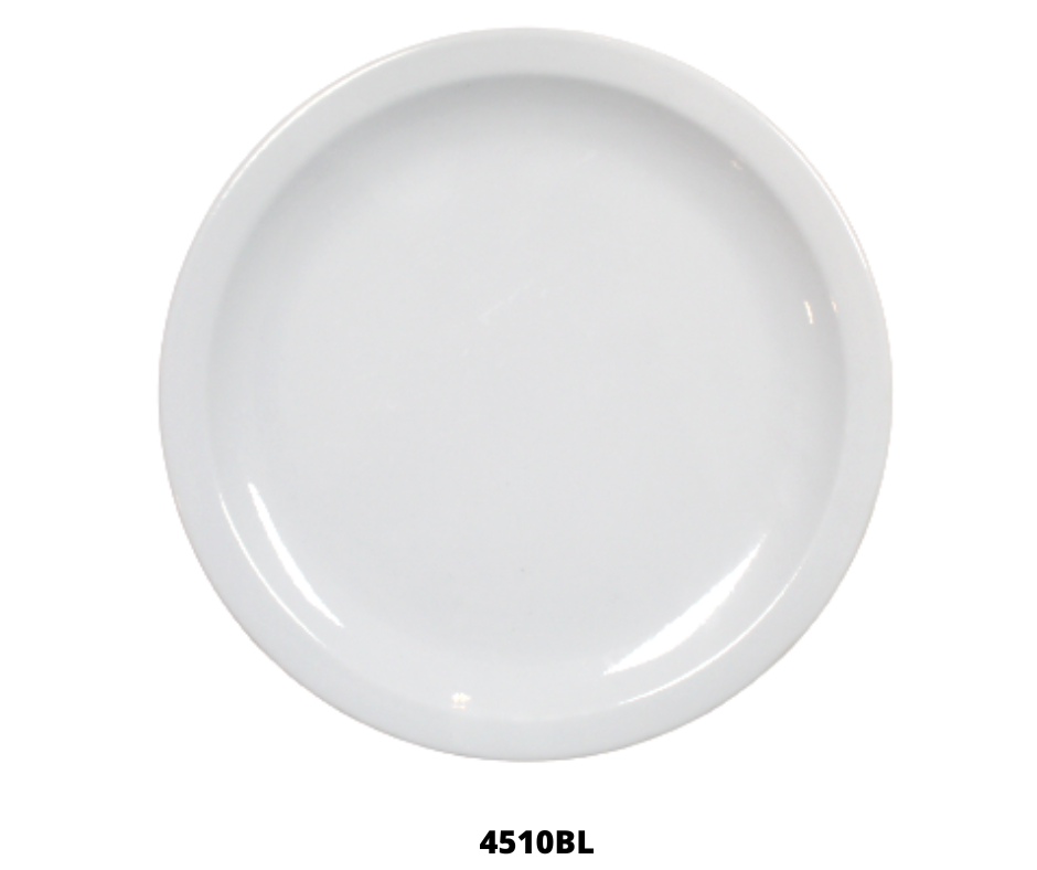 PLATO PLANO 10" BLANCO S/FIG