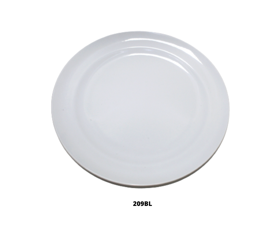 PLATO PLANO 11" BLANCO