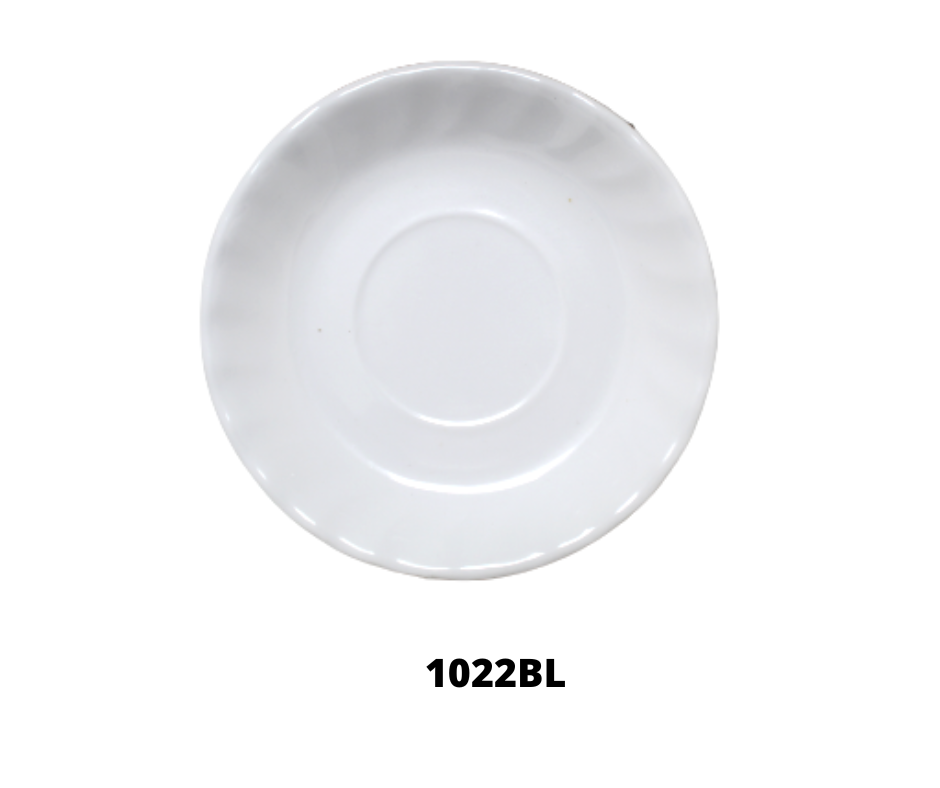 PLATO PLANO 6" BLANCA