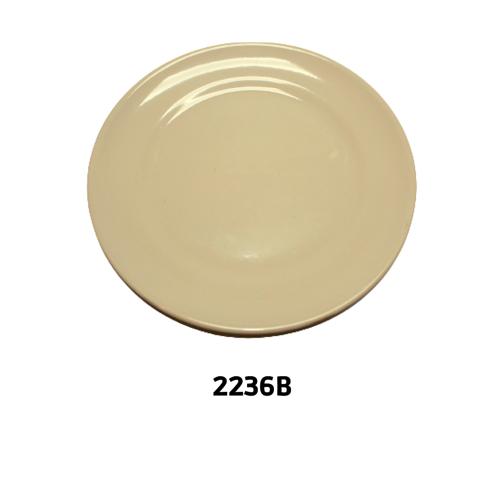 PLATO PLANO 8" BEIGE