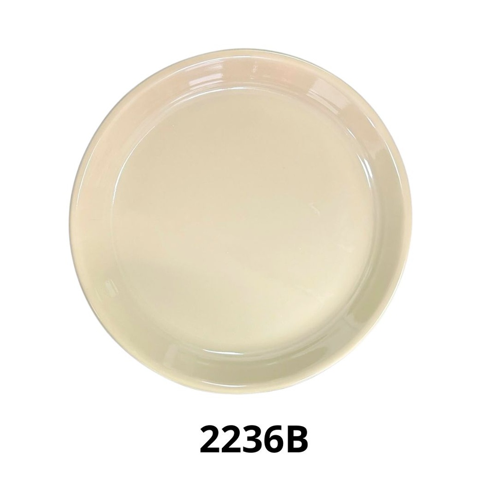 PLATO PLANO 8" BEIGE