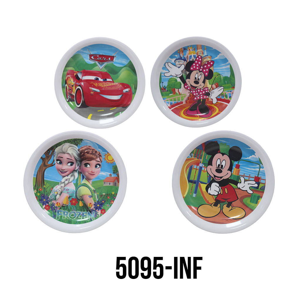 PLATO PLANO 9.5" INFANTIL