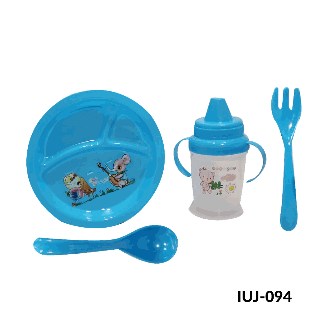 SET DE BEBE 4PCS C/ PLATO