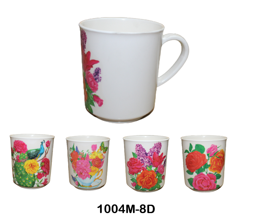 TAZA 10 ONZ MARFIL C/ FIG 8 DOC