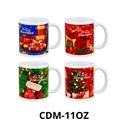 TAZA PORCELANA 11 ONZ NAVIDEÑA