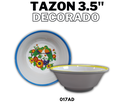 TAZON 6.5" DECORADO