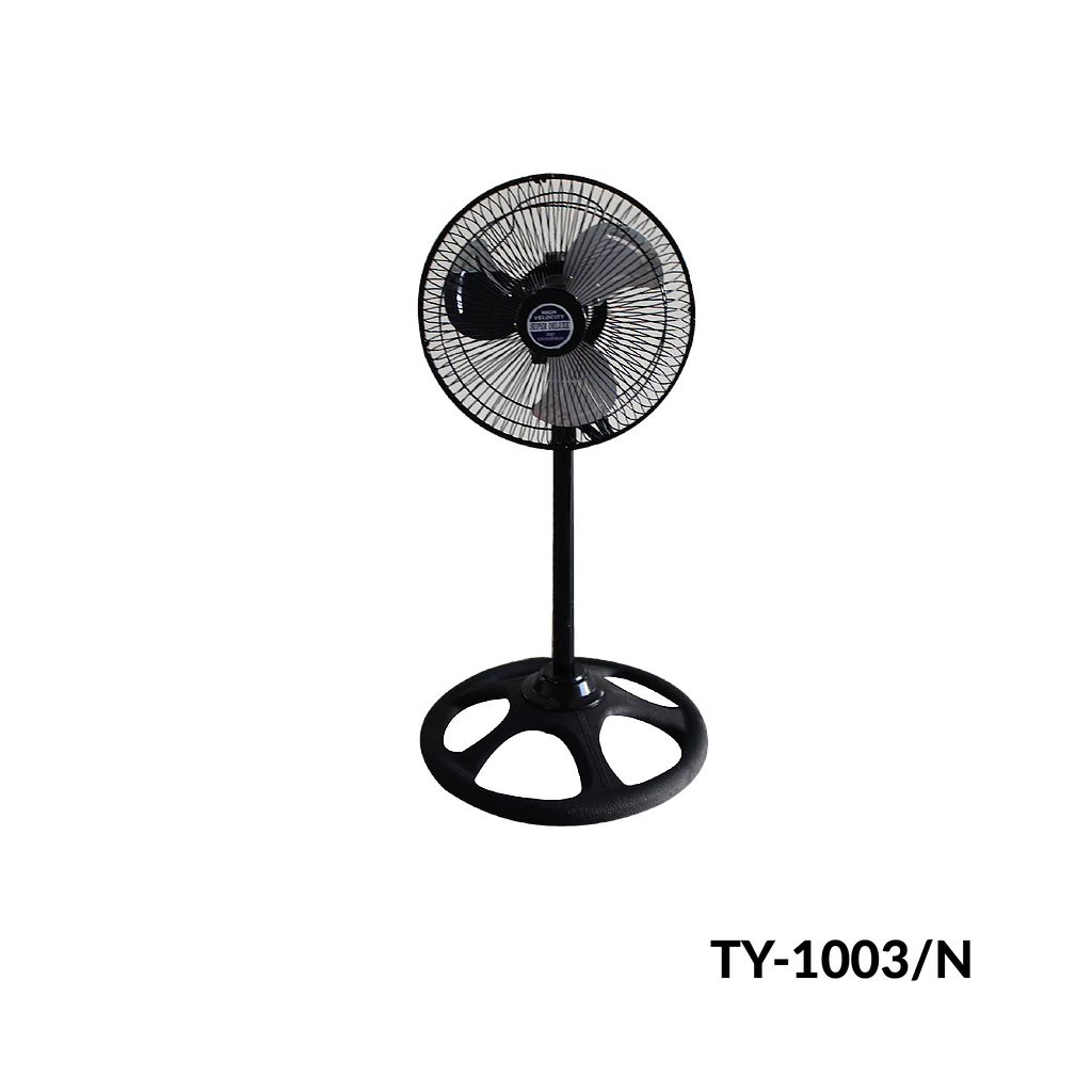 VENTILADOR 10" C/METALICA NEGRO