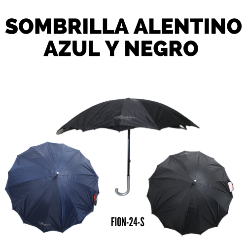 SOMBRILLA ALENTINO AZUL/NEG MNG GRIS