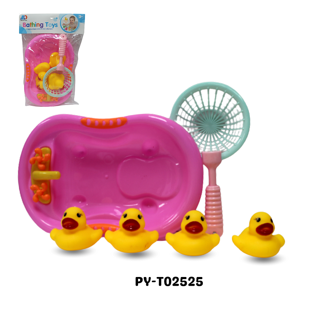 SET JUGUETE P/BB PATITOS Y BAÑERA