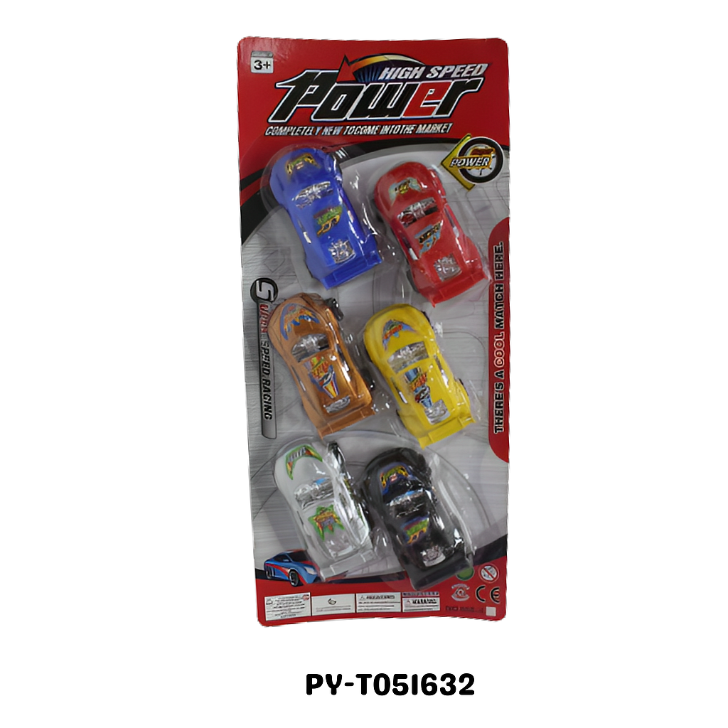 SET CARROS DE 6PCS