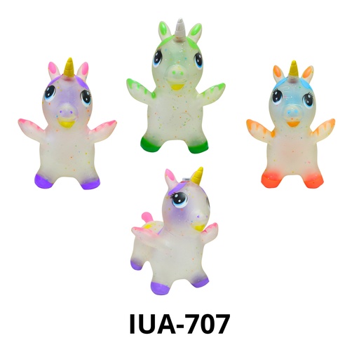 [IUA-707] JUGUETE PONY INFLABLE TRANSPARENTE
