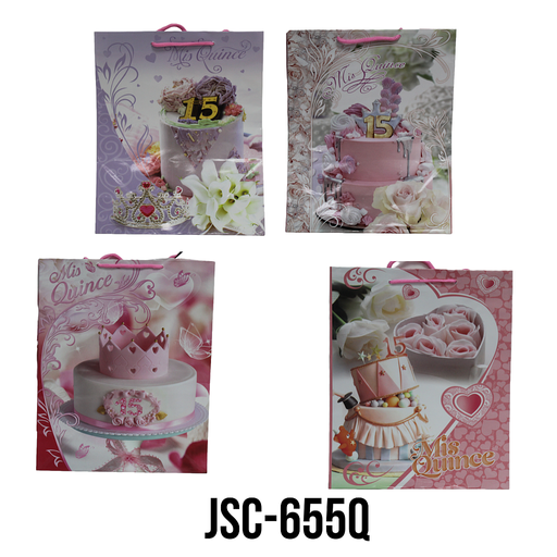 [JSC-655Q] BOLSA DE REGALO L QUINCEAÑOS