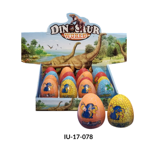 [IU-17-078] HUEVO DINOSAU CRECIENTE 16PCS XG