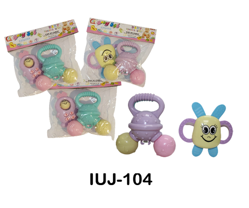 [IUJ-104] JUGUETE P/BEBE NIÑA 2PCS