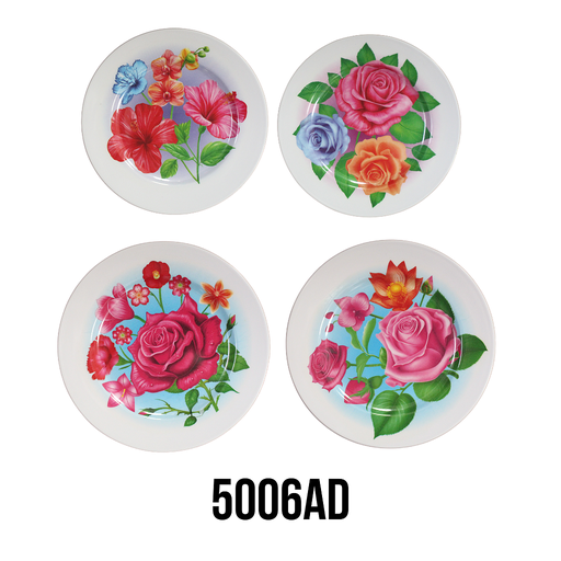 [5006AD] PLATO PLANO 6" DECORADA