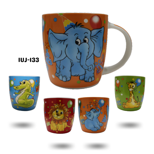 [IUJ-133] TAZA PORCELANA 10 ONZ FINA INFANTIL