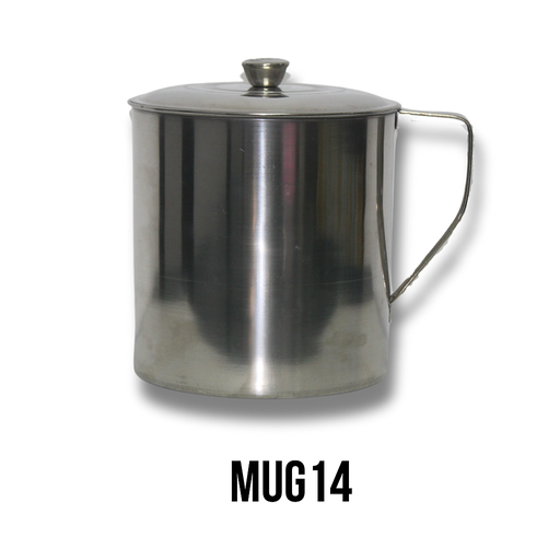 [MUG14] TAZON METALICO C/TAPA # 14