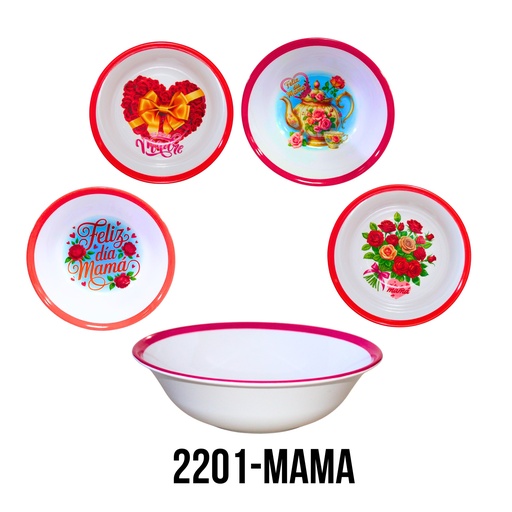 [2201-MAMA] TAZON 7.5" MOTIVO MADRE