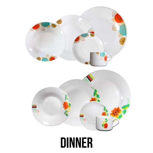 [DINNER] VAJILLA PORCELANA 20 PCS