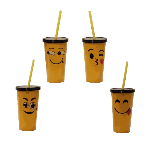 [IUJ-083] VASO PLASTICO 15 OZ EMOTICON T/LISA