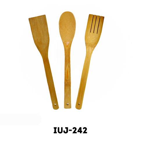 [IUJ-242] SET DE ESPATULA BAMBU DE 3PCS