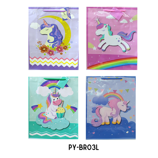 [PY-BR03L] BOLSA DE REGALO UNICORNIO L