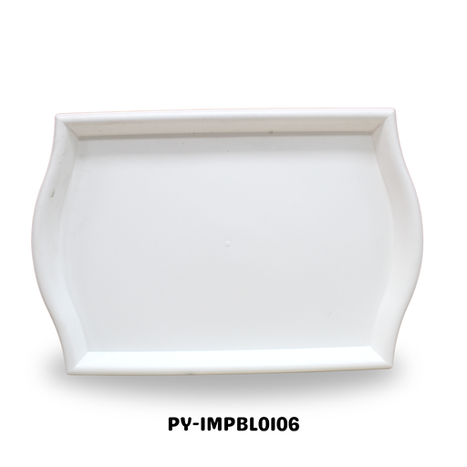 [PY-IMPBL0106] BANDEJA PLASTICA BLANCA 45CM