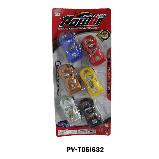 [PY-T051632] SET CARROS DE 6PCS