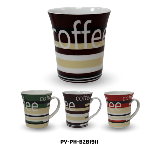 [PY-PHBZB1911] TAZA DE CERAMICA 8.8*10CM COFFE